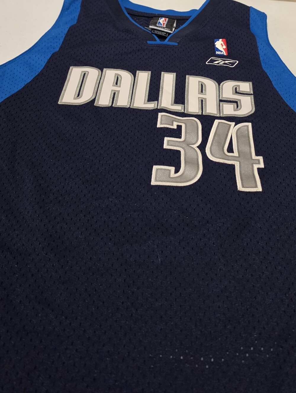 Vintage Reebok NBA Devin Harris Dallas Mavericks #34 Authentic Jersey Men's XL